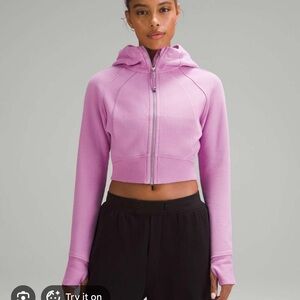 Lululemon Athletica Lavender Zip-Up Hoodie